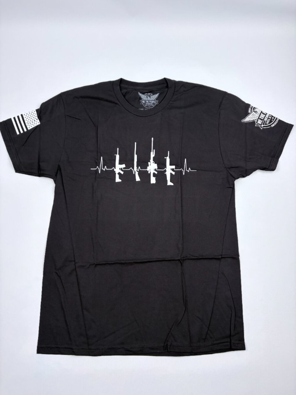 We The People Lifeline Short Sleeve Shirt Black Size Large